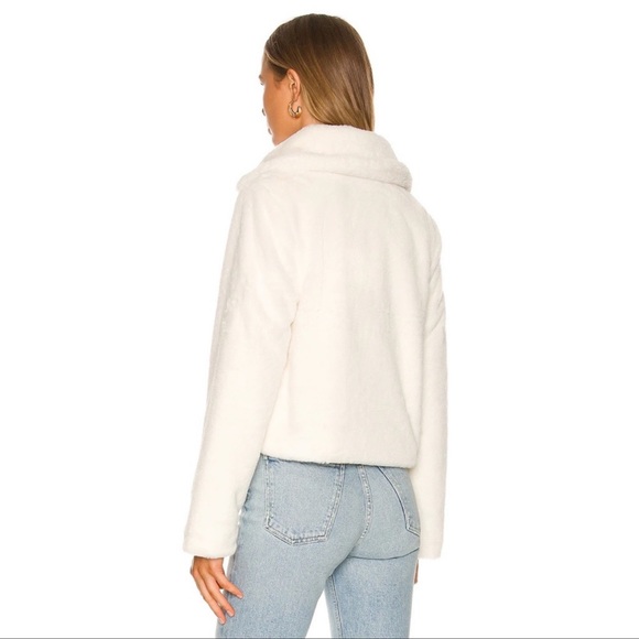 🆕 Superdown White Fur Jacket - Picture 3 of 4